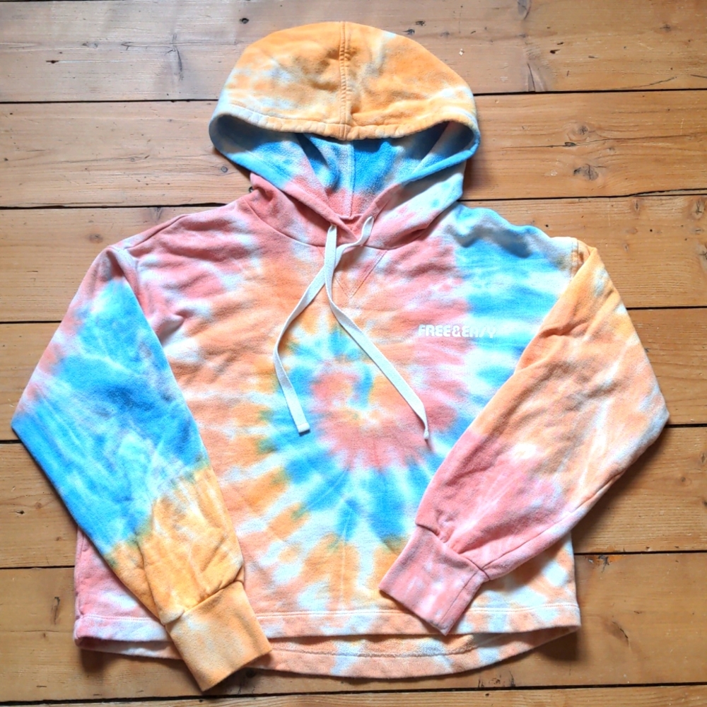 3-Madewell x Free&Easy Tie-dye hoodie sweatshirt